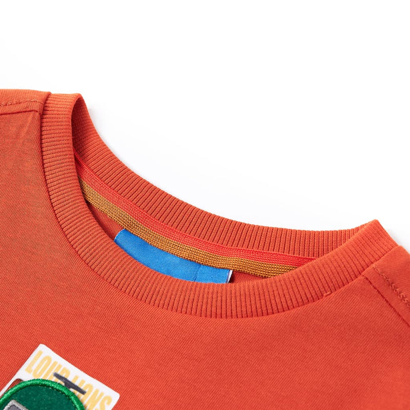 Afbeelding laden in galerijviewer, VidaXL Kindershirt met lange mouwen 92 oranje