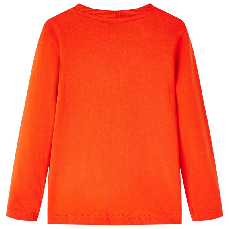 Afbeelding laden in galerijviewer, Vidaxl kindershirt met lange mouwen 116 felroranje