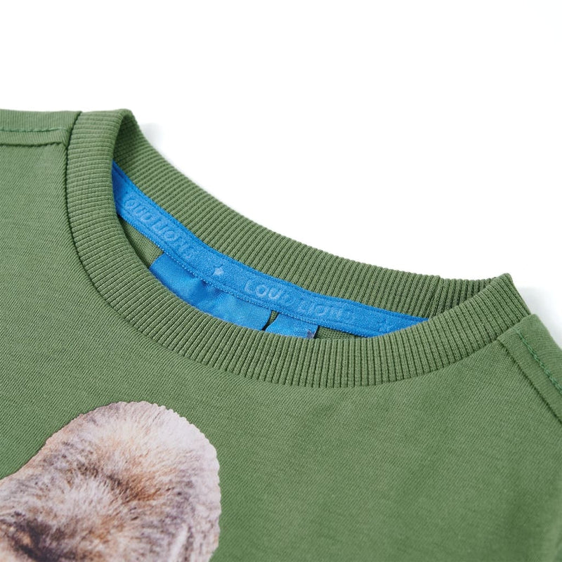 Afbeelding laden in galerijviewer, VidaXL Kindershirt met lange mouwen 140 lichtkakikleurig