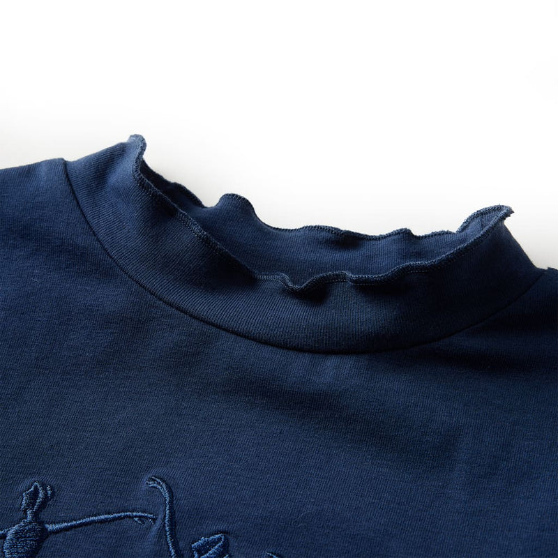 Afbeelding laden in galerijviewer, VidaXL Kindershirt lange mouwen 92 marineblauw