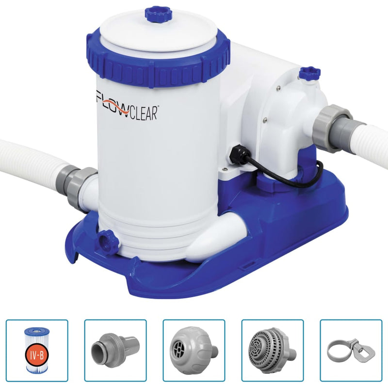 Afbeelding laden in galerijviewer, Bestway flowclear zwembadfilterpomp 9463 l u