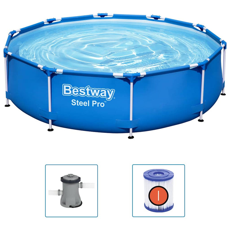 Afbeelding laden in galerijviewer, Bestway steel pro zwembad 305x76 cm
