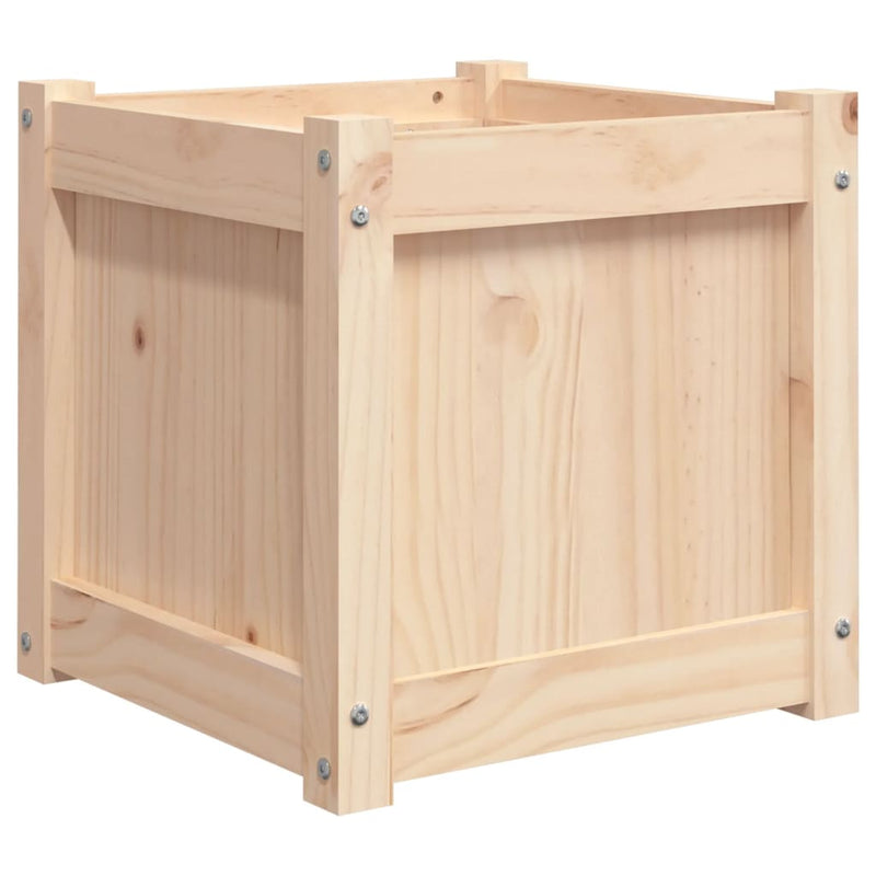 Afbeelding laden in galerijviewer, Vidaxl plantenbak 40x40x40 cm massief grenenhout