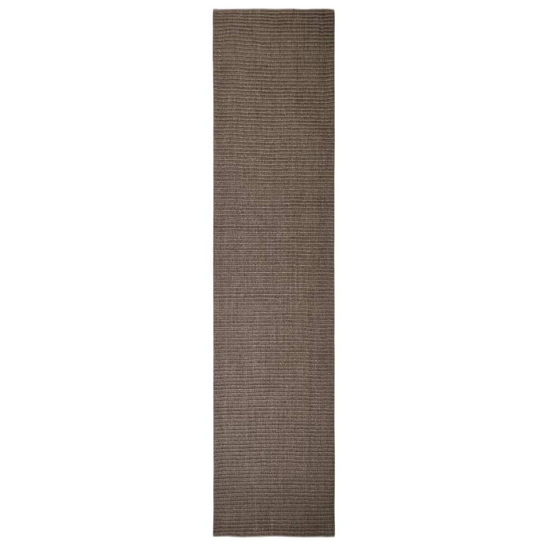 Afbeelding laden in galerijviewer, Vidaxl sisalmat voor krabpaal 80x350 cm bruin