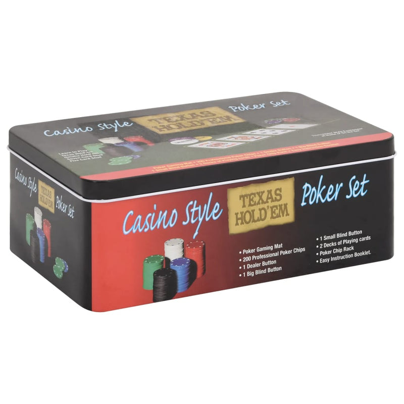 Afbeelding laden in galerijviewer, Vidaxl 200-delige pokerset 4 g
