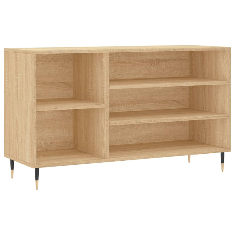 Afbeelding laden in galerijviewer, Vidaxl schoenenkast 102x36x60 cm bewerkt hout sonoma eikenkleurig