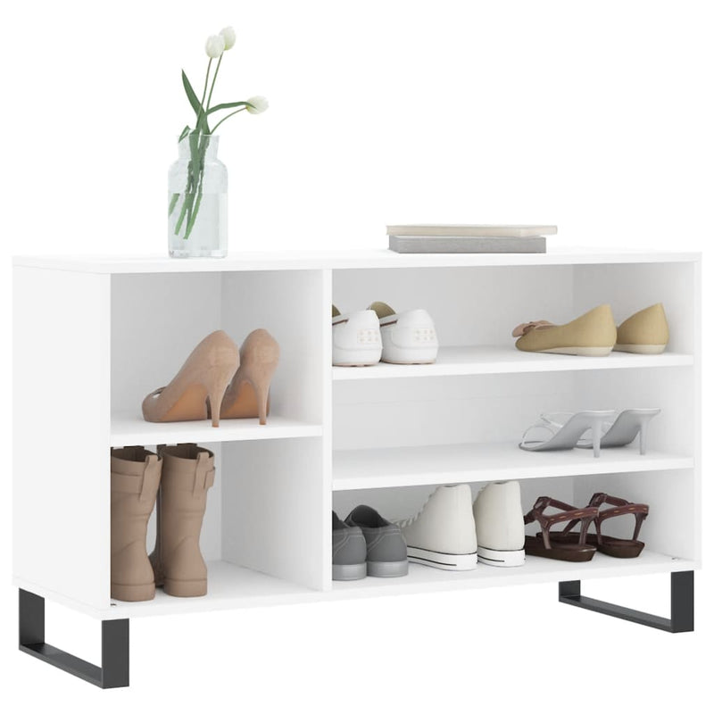 Afbeelding laden in galerijviewer, Vidaxl schoenenkast 102x36x60 cm bewerkt hout wit