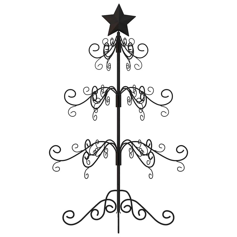 Afbeelding laden in galerijviewer, Vidaxl metalen kerstboom poedercoating staal zwart
