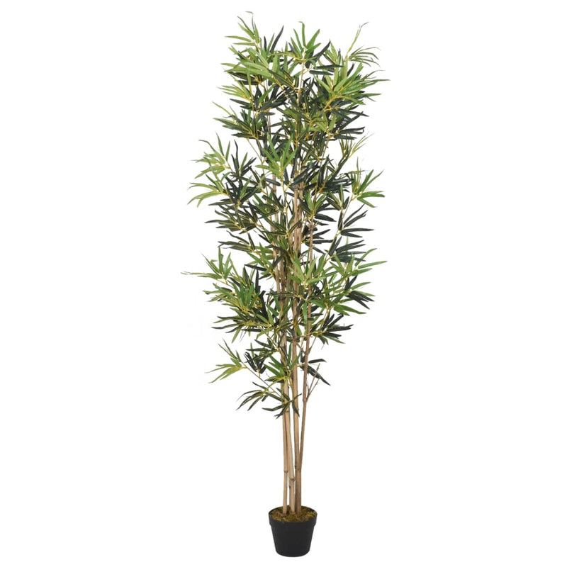 Afbeelding laden in galerijviewer, Vidaxl kunstplant bamboe 828 bladeren 150 cm groen
