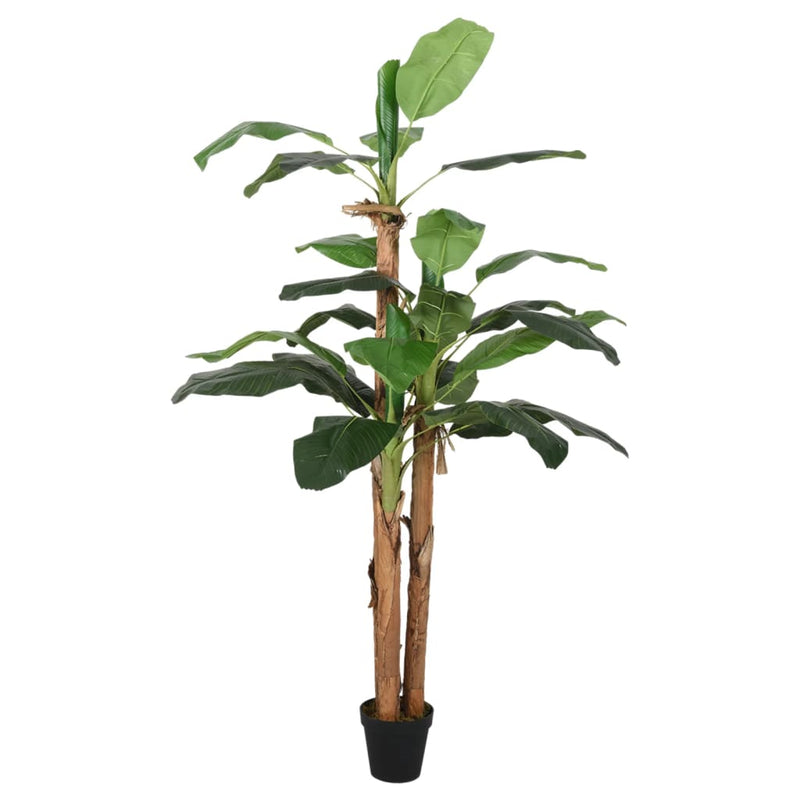 Afbeelding laden in galerijviewer, Vidaxl kunstplant bananenboom 19 bladeren 180 cm groen
