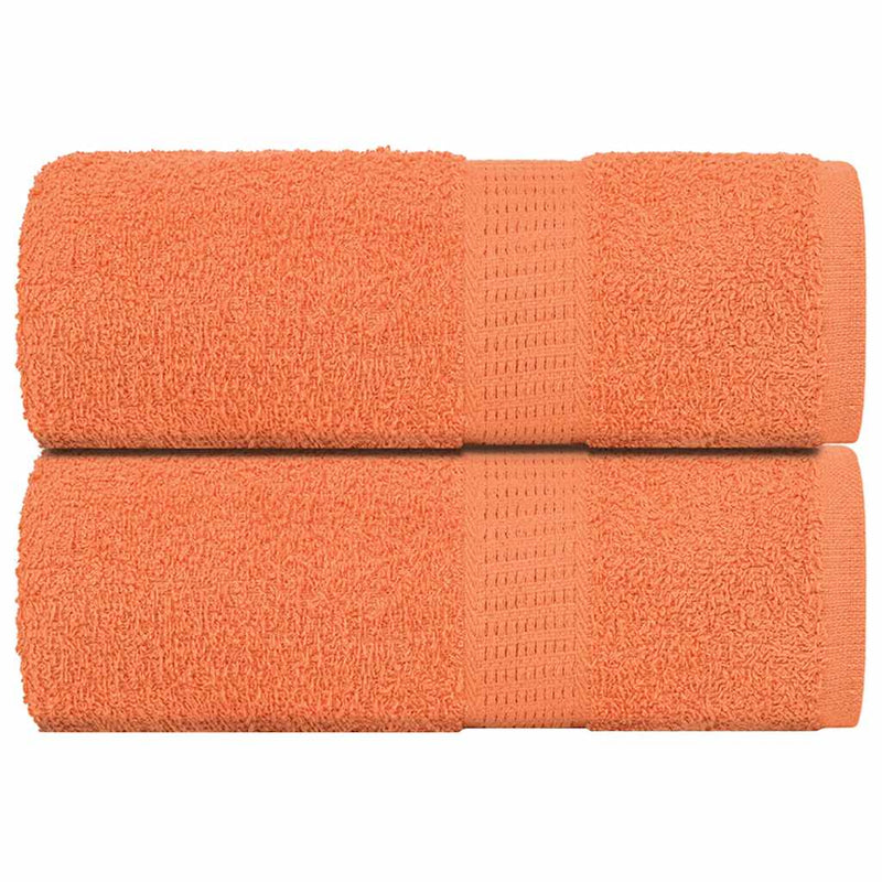 Afbeelding laden in galerijviewer, Vidaxl gastendoekjes frogn 2 st 30x50 cm 360 g m² oranje