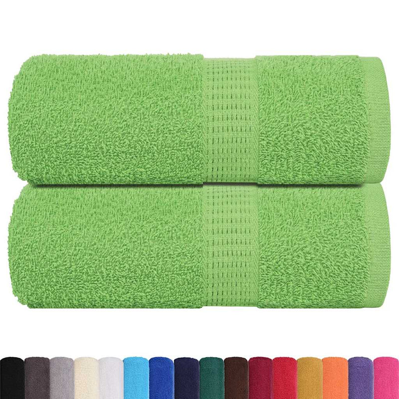 Afbeelding laden in galerijviewer, Vidaxl washandjes frogn 2 st 30x30 cm 360 g m² appelgroen