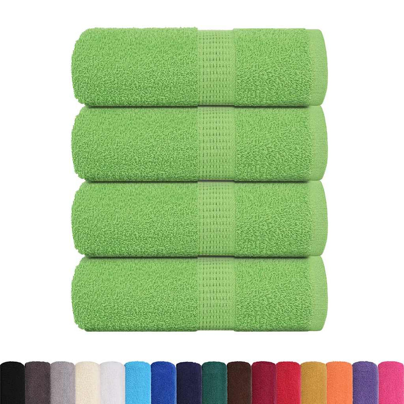 Afbeelding laden in galerijviewer, Vidaxl gastendoekjes frogn 4 st 30x50 cm 360 g m² appelgroen