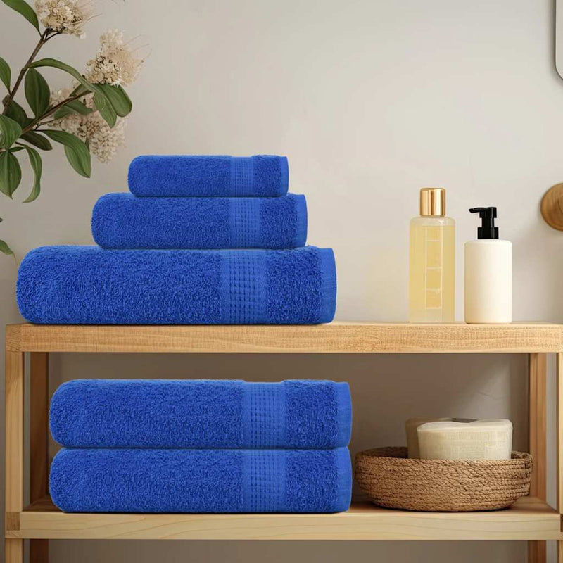 Afbeelding laden in galerijviewer, Vidaxl 8-delige handdoekenset frogn 360 g m² blauw