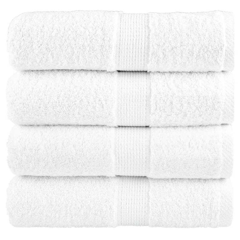 Afbeelding laden in galerijviewer, Vidaxl premium washandjes solund 4 stuks 30x30 cm 600 g m² wit