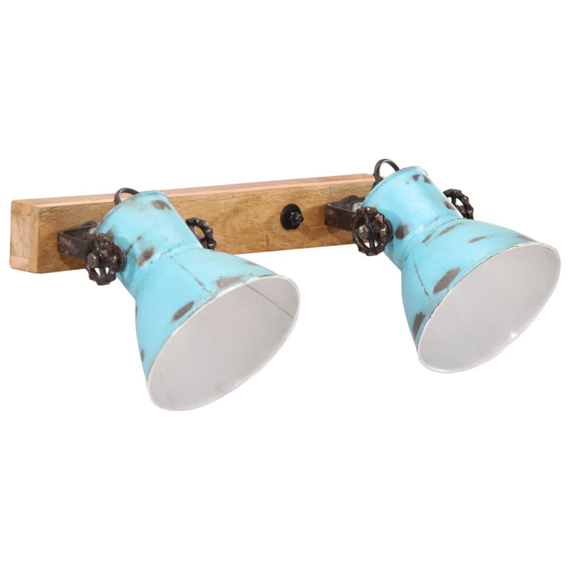 Afbeelding laden in galerijviewer, Vidaxl wandlamp 25 w e27 45x25 cm verweerd blauw