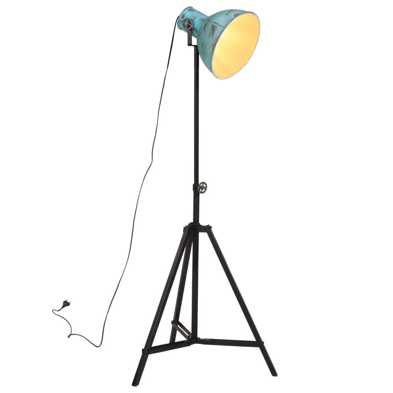 Afbeelding laden in galerijviewer, Vidaxl vloerlamp 25 w e27 61x61x90 150 cm verweerd blauw