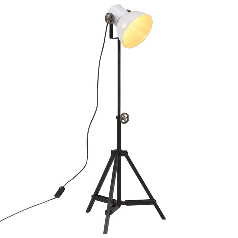 Afbeelding laden in galerijviewer, Vidaxl vloerlamp 25 w e27 35x35x65 95 cm wit