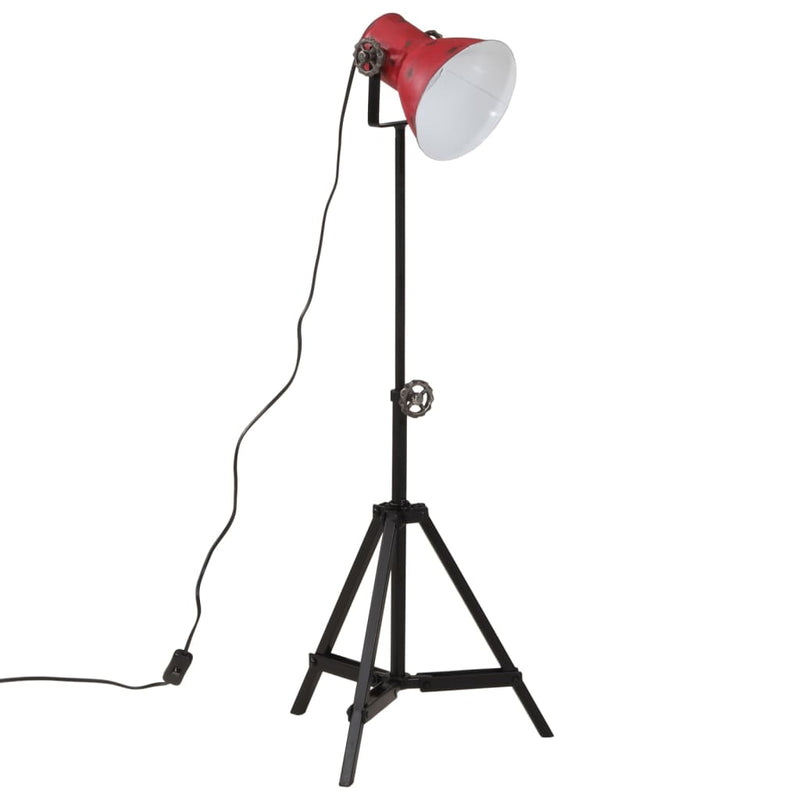Afbeelding laden in galerijviewer, Vidaxl vloerlamp 25 w e27 35x35x65 95 cm verweerd rood