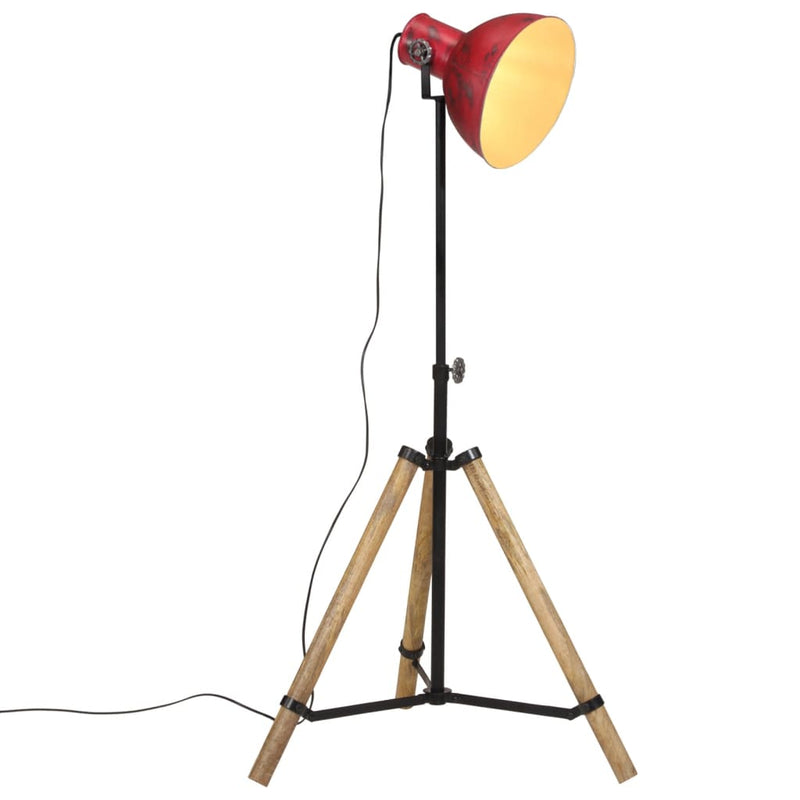 Afbeelding laden in galerijviewer, Vidaxl vloerlamp 25 w e27 75x75x90-150 cm verweerd rood