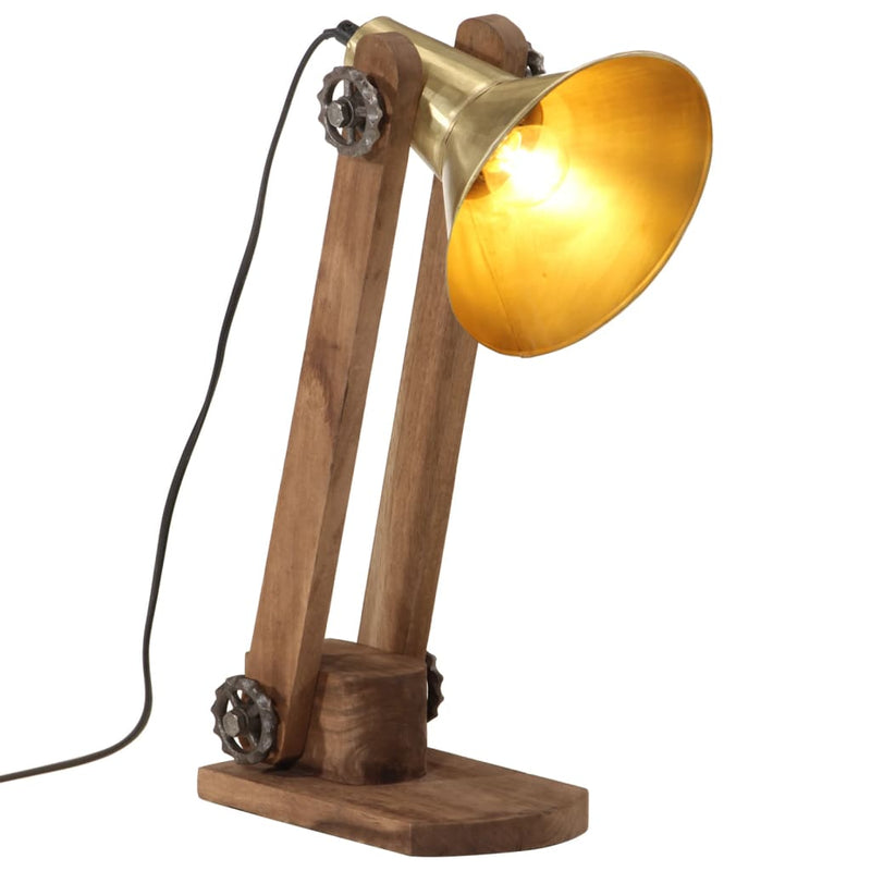 Afbeelding laden in galerijviewer, Vidaxl bureaulamp 25 w e27 23x13x52 cm antiek messing