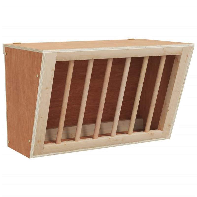 Afbeelding laden in galerijviewer, Vidaxl hooiruif voor konijnen 37x18,5x23 cm massief vurenhout