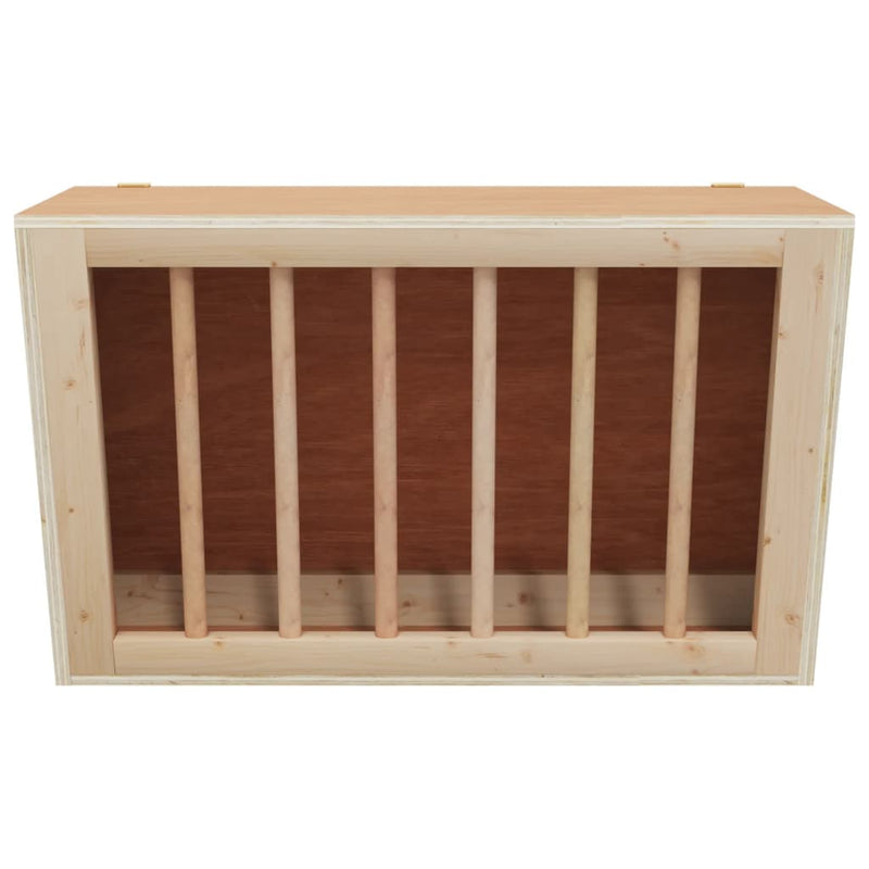 Afbeelding laden in galerijviewer, Vidaxl hooiruif voor konijnen 37x18,5x23 cm massief vurenhout