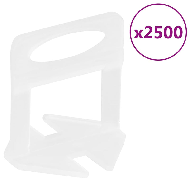 Afbeelding laden in galerijviewer, Vidaxl nivelleerklemmen voor tegels 2500 st 1,5 mm
