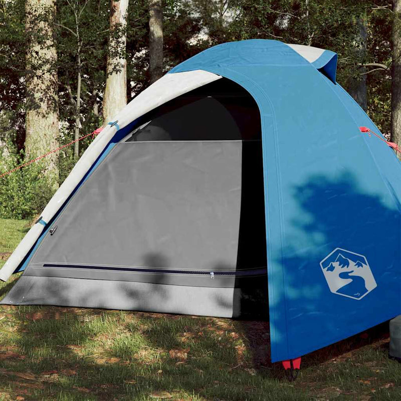 Afbeelding laden in galerijviewer, Vidaxl koepeltent 3-persoons waterdicht blauw