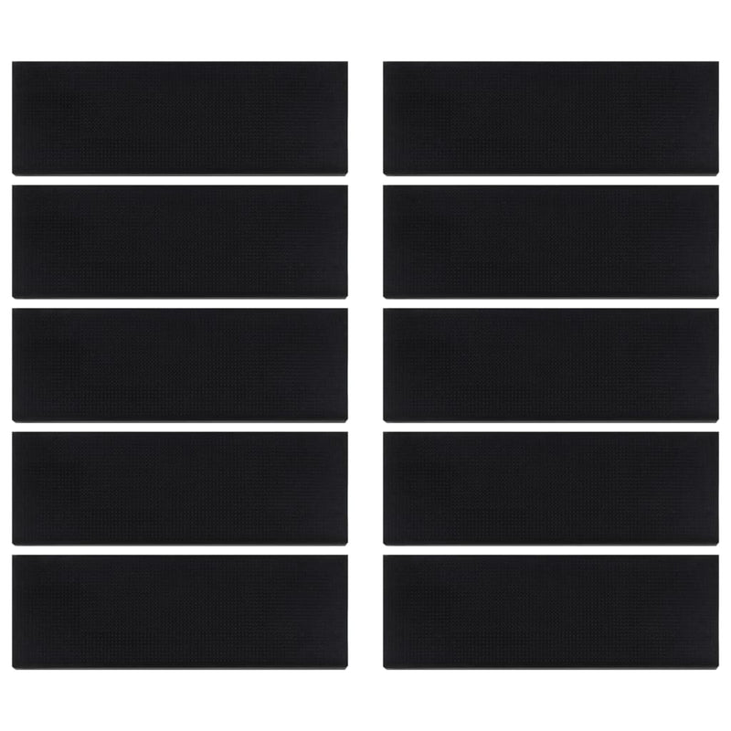 Afbeelding laden in galerijviewer, Vidaxl trapmatten 10 st 25x75 cm rubber