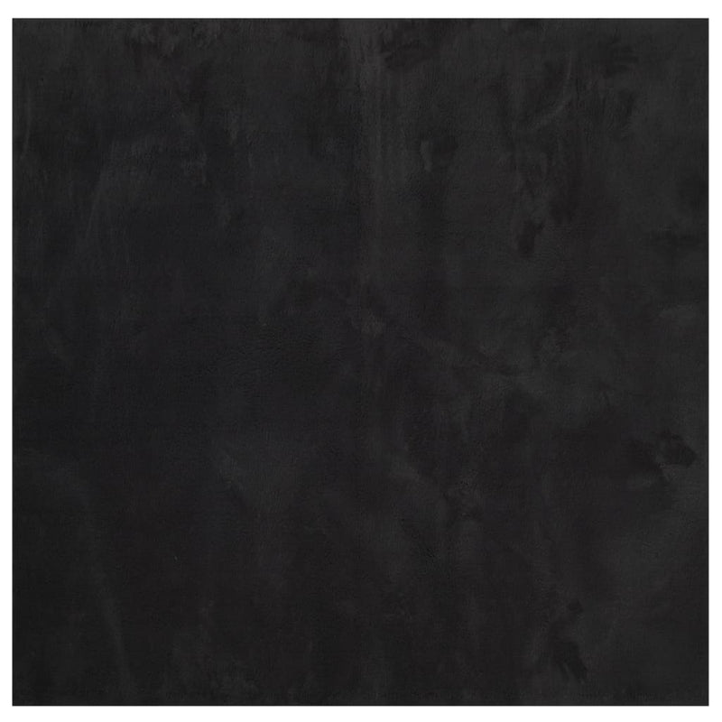 Afbeelding laden in galerijviewer, Vidaxl vloerkleed huarte laagpolig zacht wasbaar 240x240 cm zwart