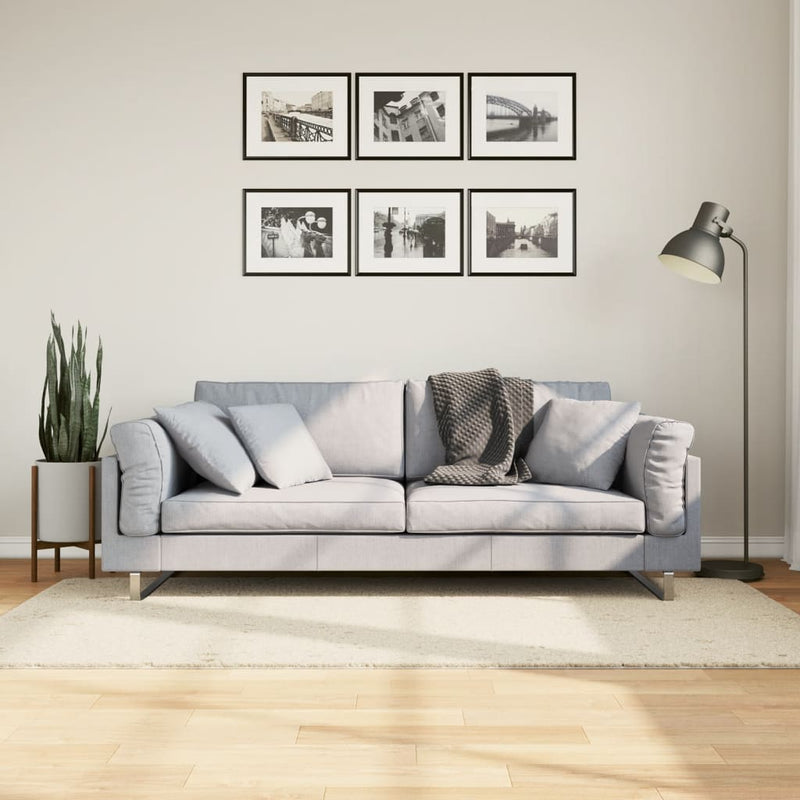Afbeelding laden in galerijviewer, Vidaxl vloerkleed pamplona shaggy hoogpolig modern 80x150 cm crème