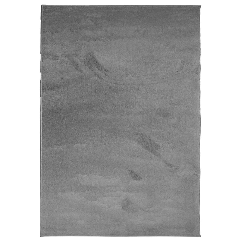 Afbeelding laden in galerijviewer, Vidaxl vloerkleed oviedo laagpolig 140x200 cm antracietkleurig