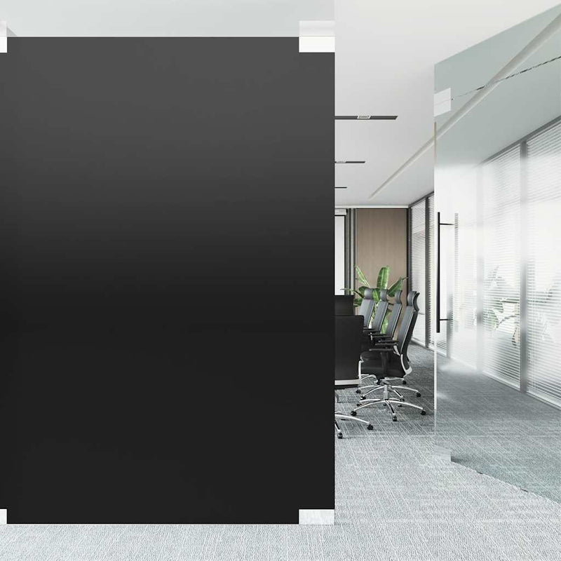 Afbeelding laden in galerijviewer, Vidaxl raamfolies 3 st statisch mat pvc zwart