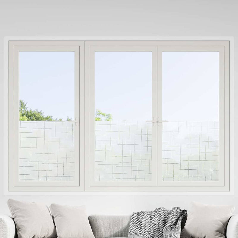 Afbeelding laden in galerijviewer, Vidaxl raamfolies 4 st mat sterrenpatroon pvc