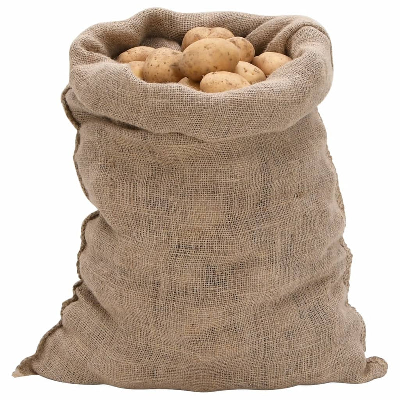 Afbeelding laden in galerijviewer, Vidaxl jutezakken 10 stuks 220 g m² 60x105 cm 100% jute