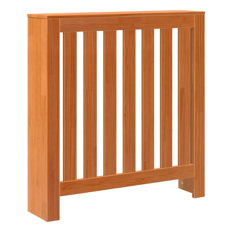 Afbeelding laden in galerijviewer, Vidaxl radiatorombouw 79,5x19x84 cm massief grenenhout wasbruin