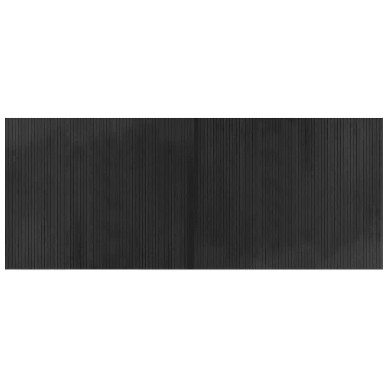 Afbeelding laden in galerijviewer, Vidaxl vloerkleed rechthoekig 80x200 cm bamboe grijs