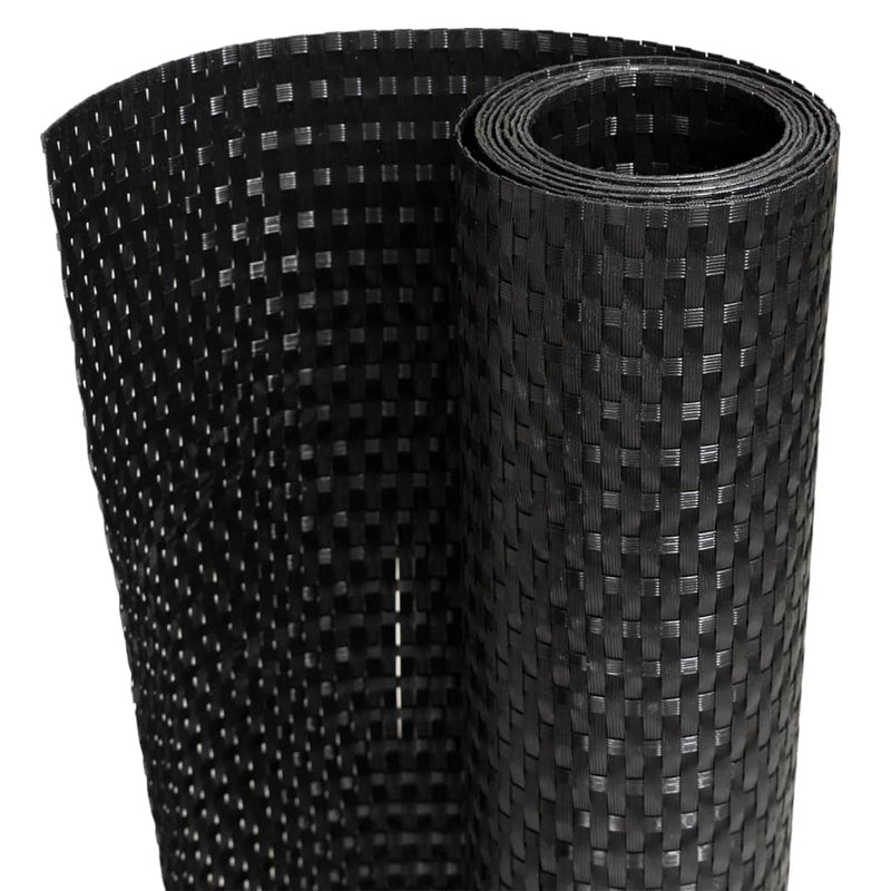 Afbeelding laden in galerijviewer, Vidaxl balkonscherm 1000x80 cm poly rattan zwart