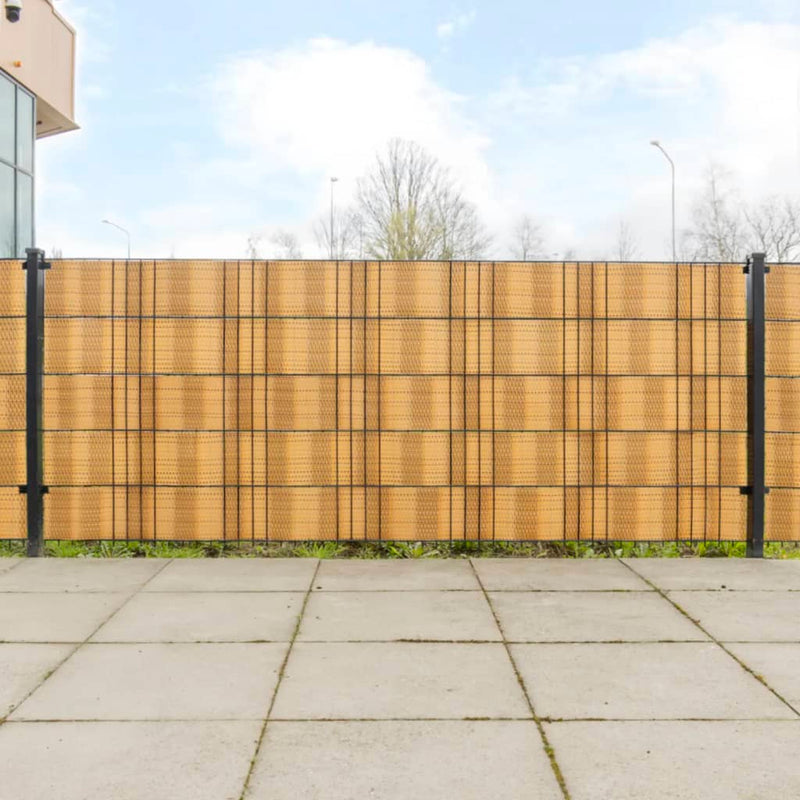 Afbeelding laden in galerijviewer, Vidaxl balkonschermen 5 st 255x19 cm poly rattan lichtbruin