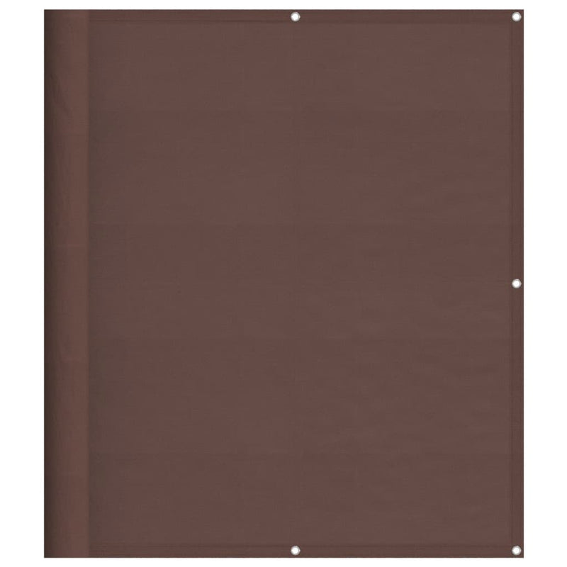 Afbeelding laden in galerijviewer, Vidaxl balkonscherm 120x800 cm 100% oxford polyester bruin