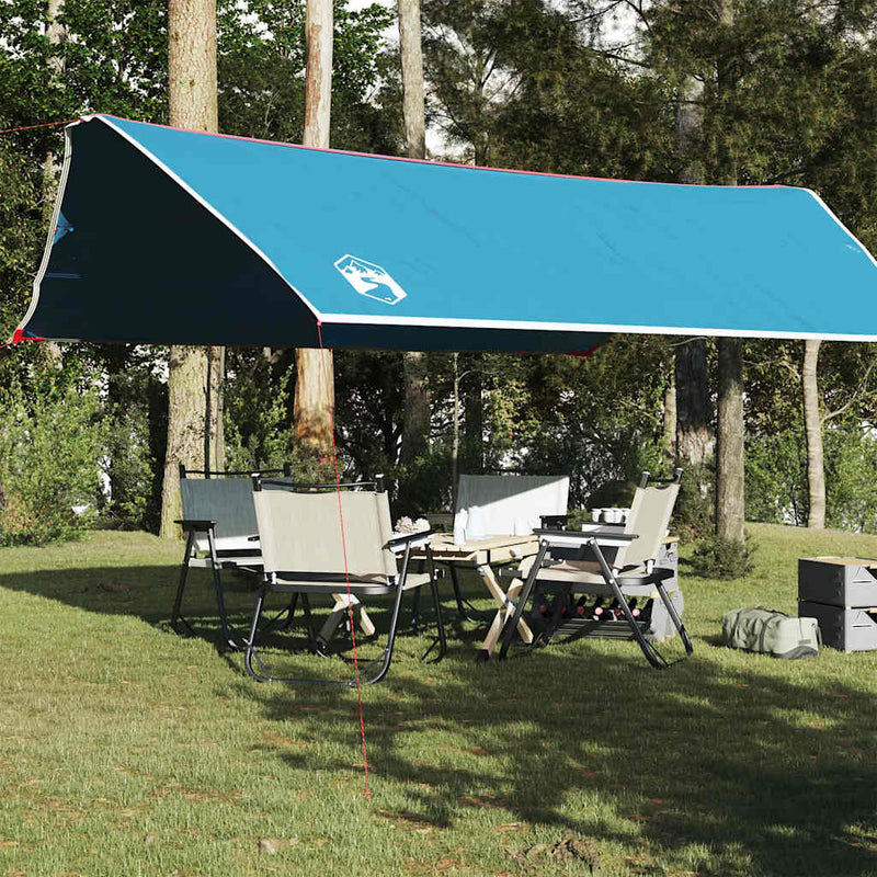 Afbeelding laden in galerijviewer, Vidaxl kampeerluifel waterdicht 500x294 cm blauw