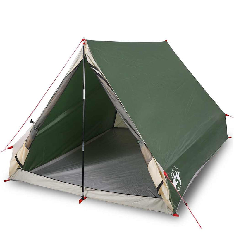 Afbeelding laden in galerijviewer, Vidaxl tent a-frame 2-persoons waterdicht groen
