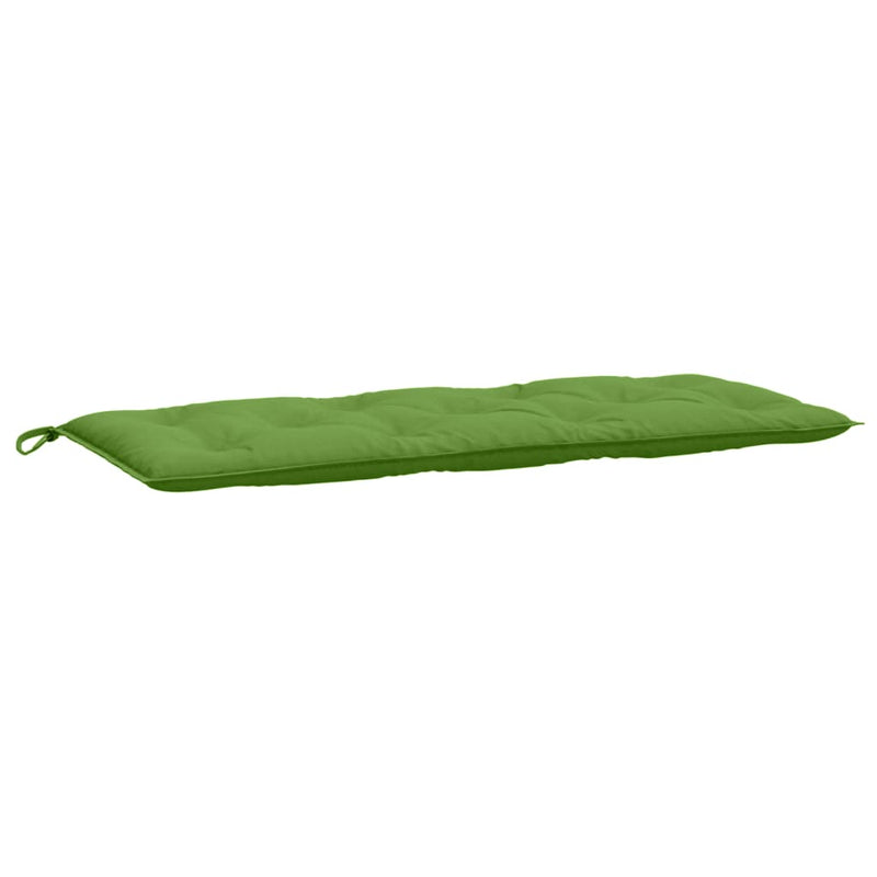 Afbeelding laden in galerijviewer, Vidaxl tuinbankkussen 120x50x7 cm stof gemêleerd groen