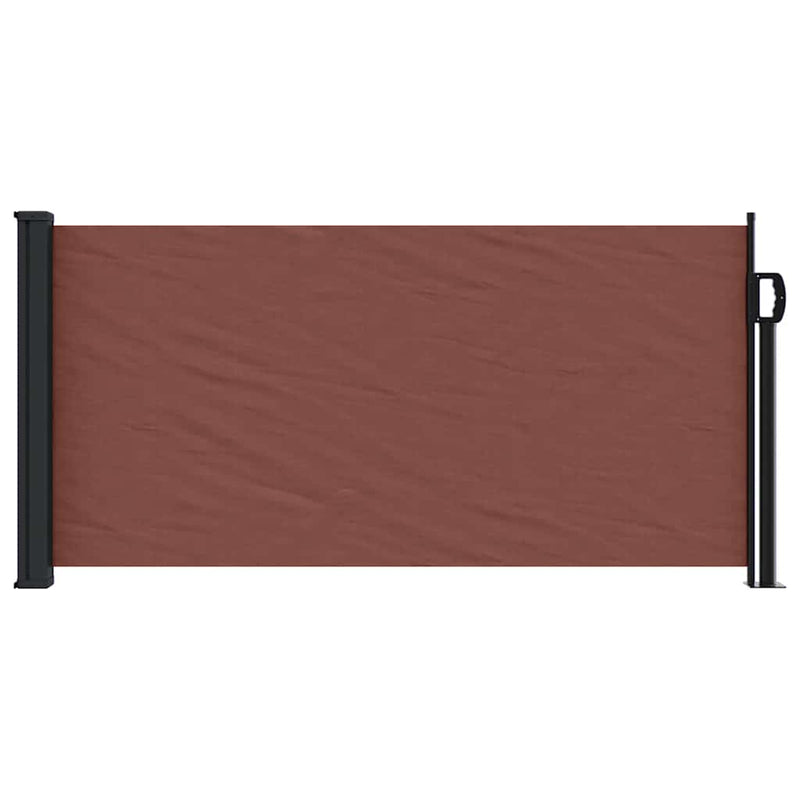 Afbeelding laden in galerijviewer, Vidaxl windscherm uittrekbaar 100x300 cm bruin