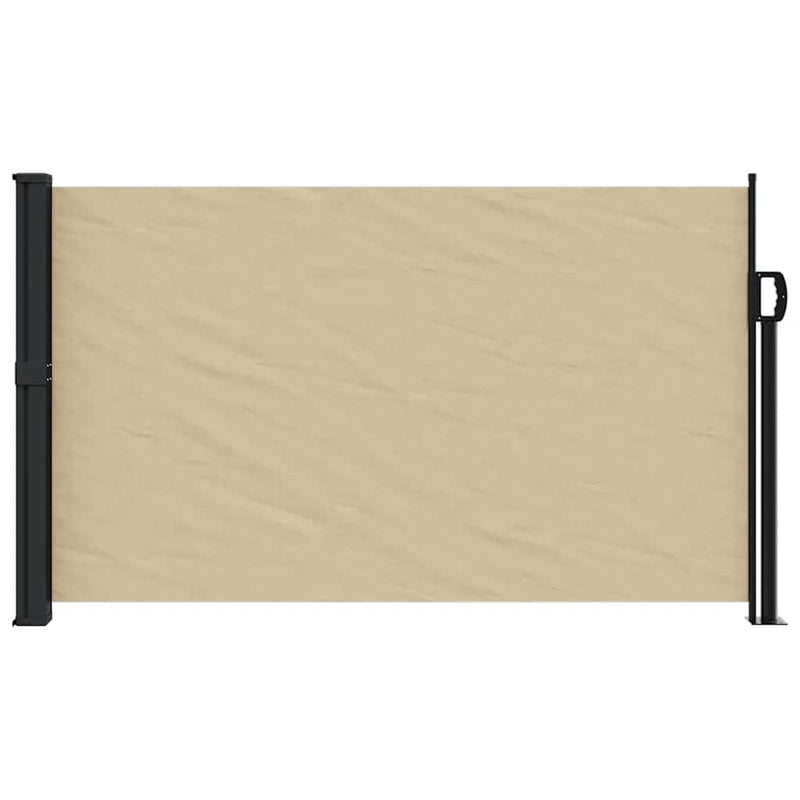 Afbeelding laden in galerijviewer, Vidaxl windscherm uittrekbaar 117x300 cm beige