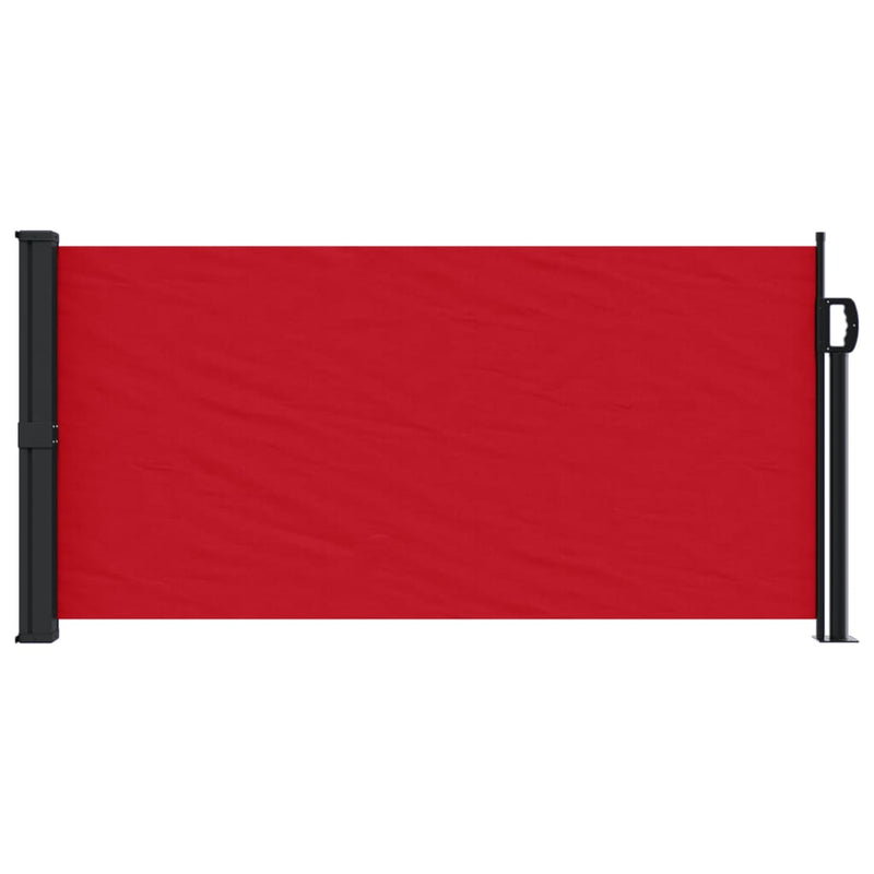 Afbeelding laden in galerijviewer, Vidaxl windscherm uittrekbaar 100x500 cm rood