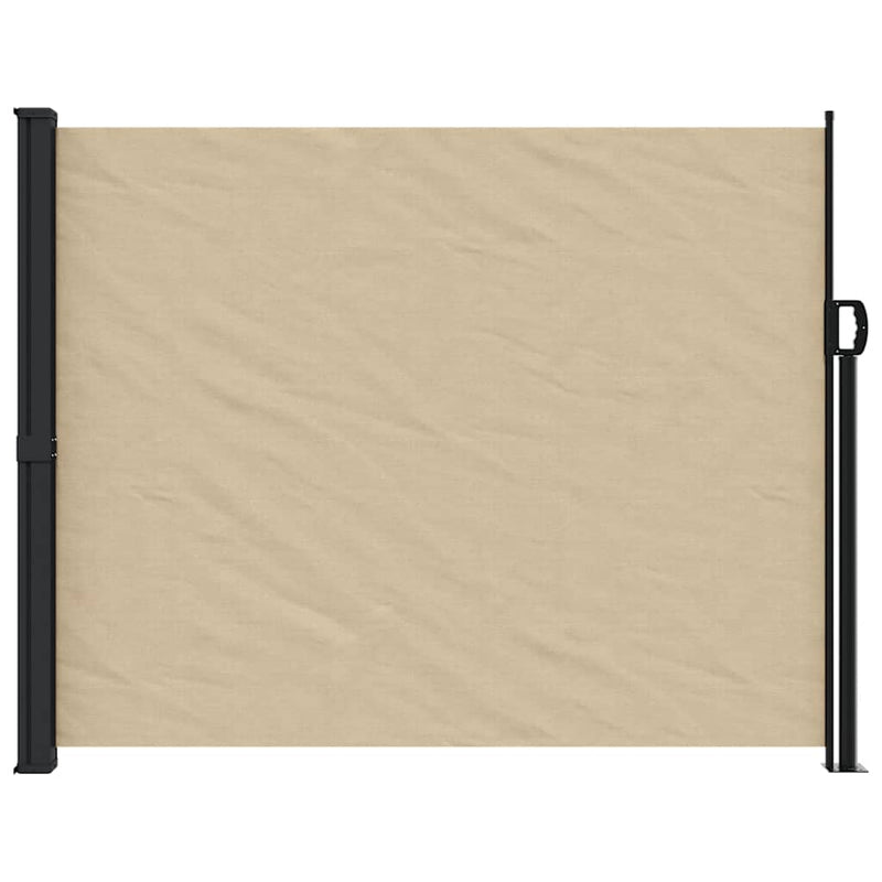 Afbeelding laden in galerijviewer, Vidaxl windscherm uittrekbaar 160x500 cm beige