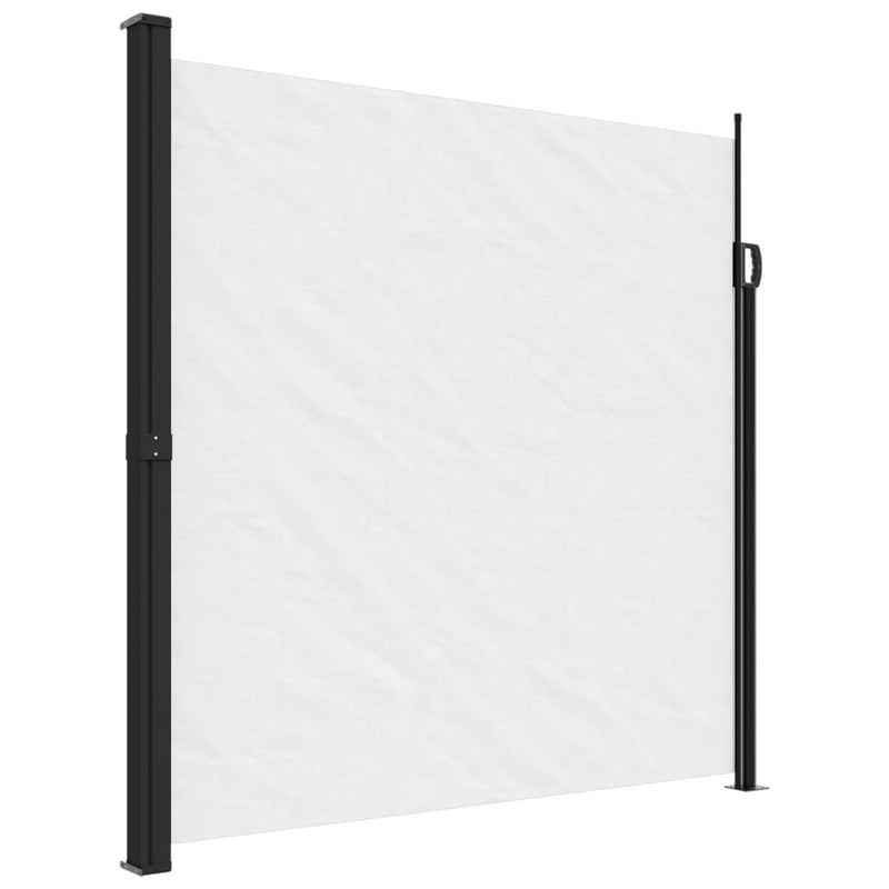 Afbeelding laden in galerijviewer, Vidaxl windscherm uittrekbaar 200x500 cm wit
