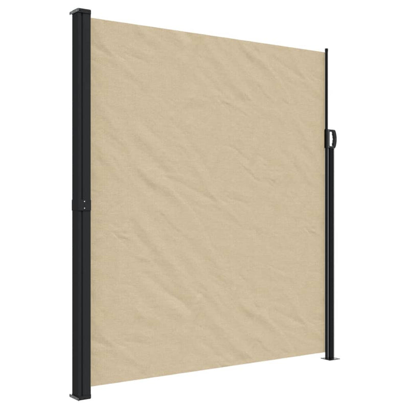 Afbeelding laden in galerijviewer, VidaXL Windscherm uittrekbaar 220x500 cm beige